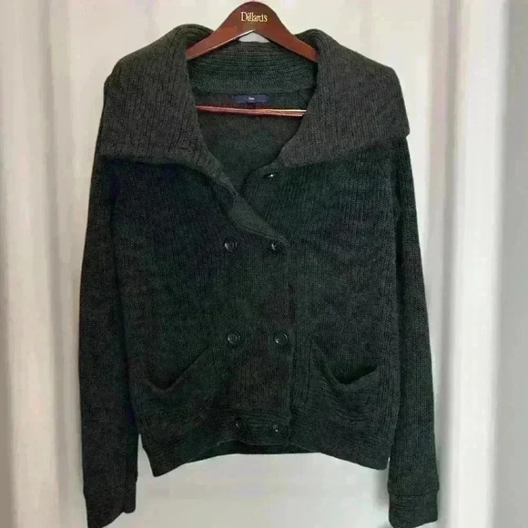 Gap chunky knit wool blend cardigan - Picture 1 of 4